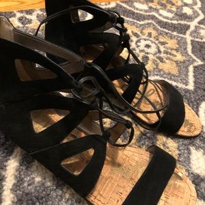 Sam Edelman Black Dean Caged Gladiator Sandal New